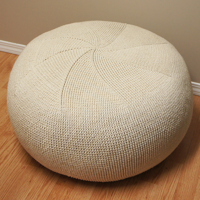 Pinwheel Pouf