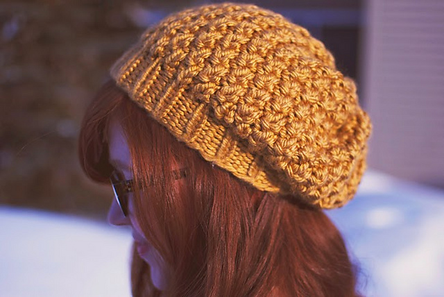 Seed Stitch Beret