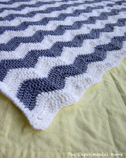 Chevron Crochet Baby Blanket