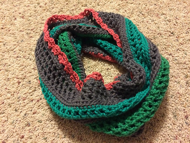 Crochet Cotton Cowl