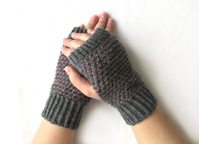 Fingerless mittens «Сhloe»
