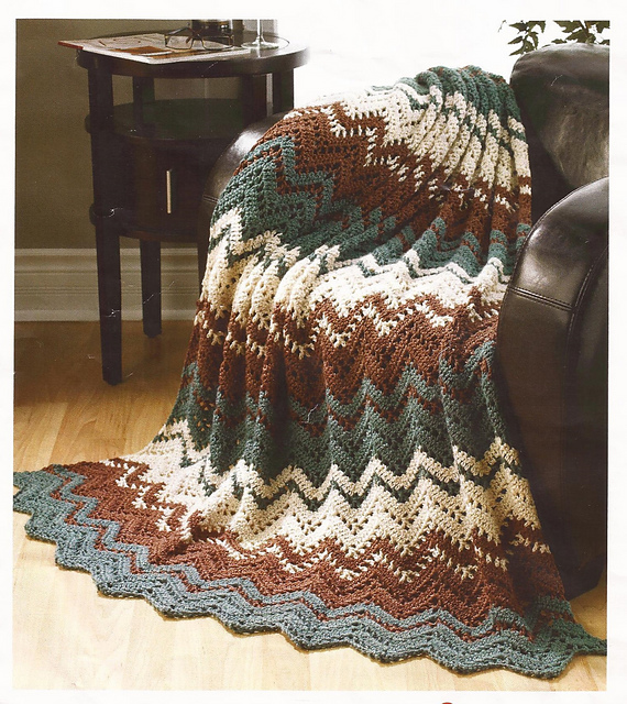 Rippled Lace Throw #5960