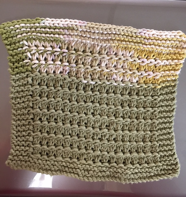 Knot a Twisted Tie Dishcloth