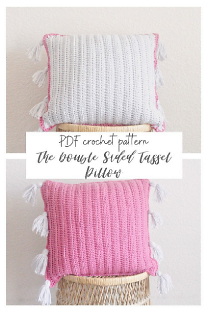 The Double Sided Tassel Pillow