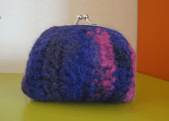 Experimental Felted Purse