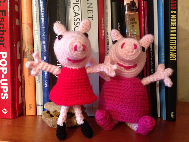 Cute Peppa Pig Duo