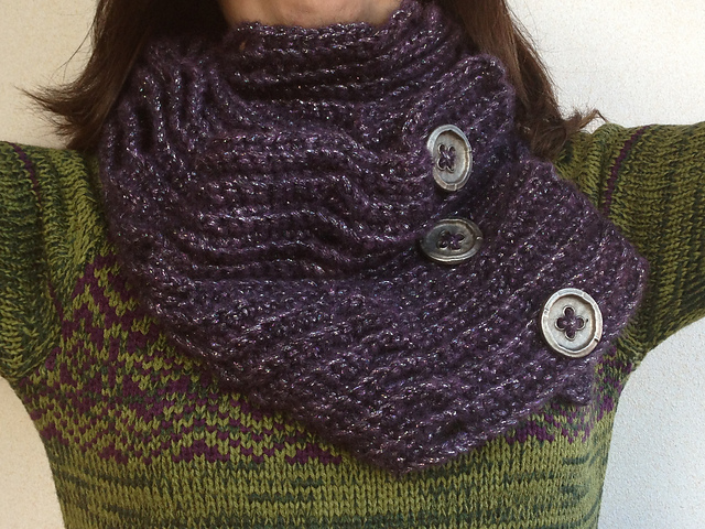 Purple rain infinity scarf