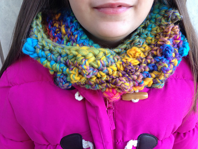 Golden Pea cowl