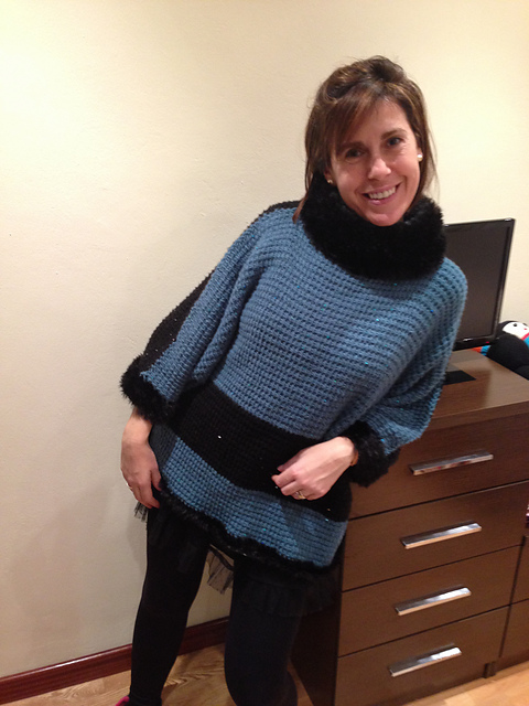 G&B Tunisian Poncho