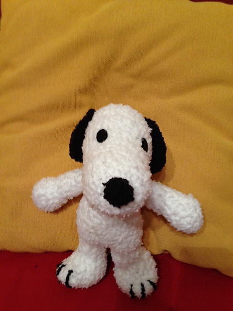 My Snoopy cuddly dog