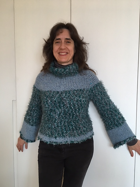 Blue sweater