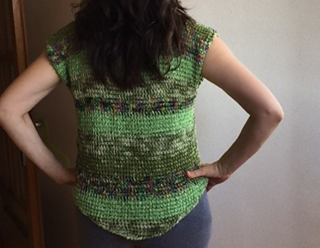 Green summer top
