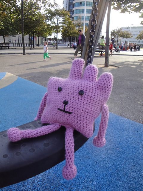 Pinka, the pink alien from the space