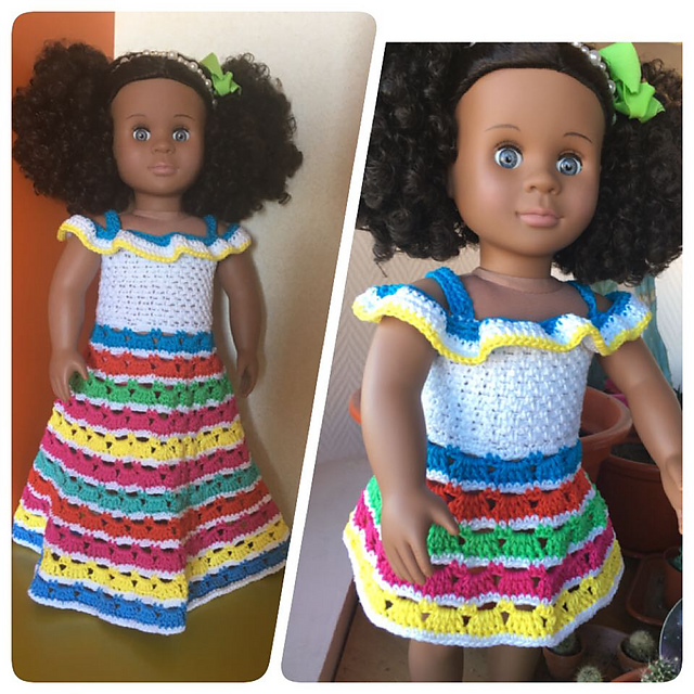 Mandala dress 18"
