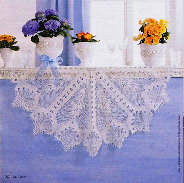 Kunststrickdecke