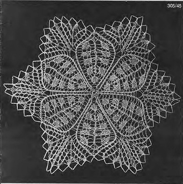 Akazienblätter (hexagonal)