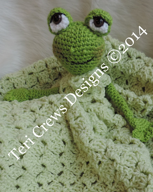 Frog Huggy Blanket