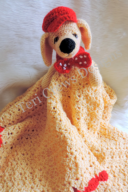 Yellow Dog Huggy Blanket