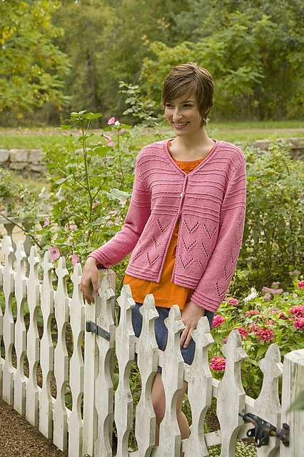 Ridges and Eyelets Cardigan