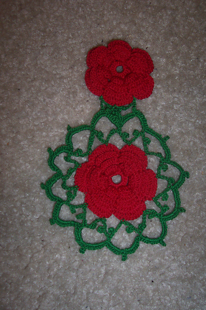 A Rose Pin, with Pendant