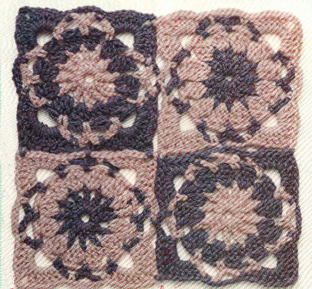 Sow Thistle Square Motif