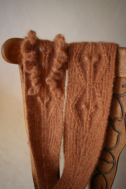 Parnassia shawl