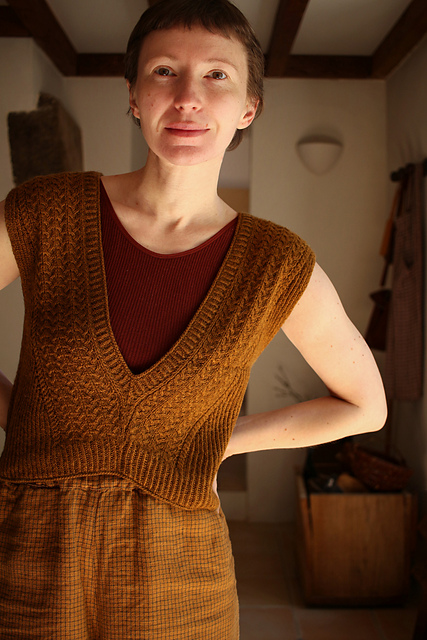 Ravelry: Wusai vest pattern by Teti Lutsak