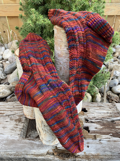 Symmetry Spire Socks