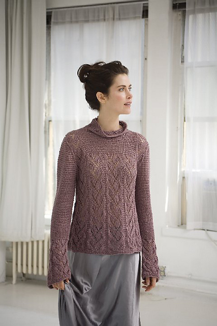 Vine & Garter Pullover
