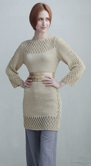 butterfly lace tunic dress