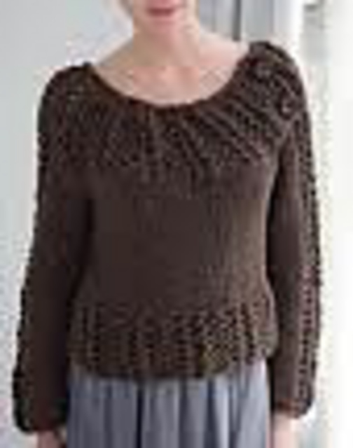 Seed & Lace Stitch Pullover