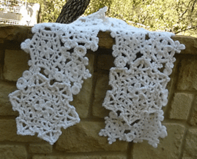 Sparkling Snowflake Scarf