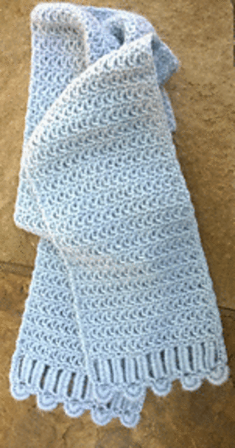 Double Bullion & Shell Scarf