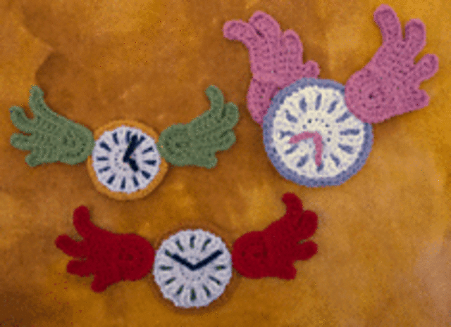 Time Flies: A Winged Clock