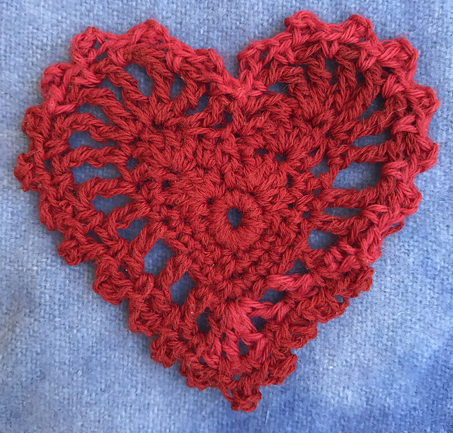 Sweet Picot Heart Motif and More