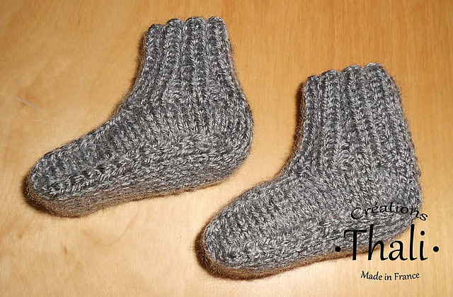 Chaussette façon chaussons