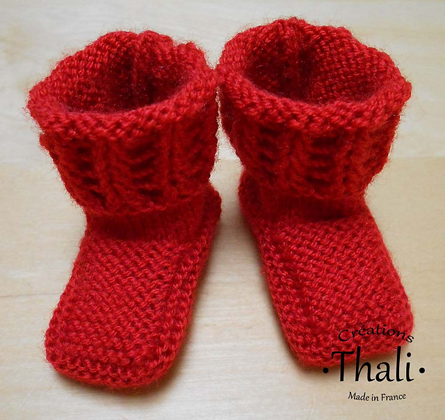 Chaussons avec revers