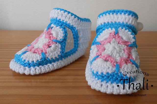 Chaussons en granny