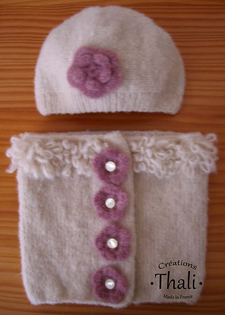 Bonnet fleur