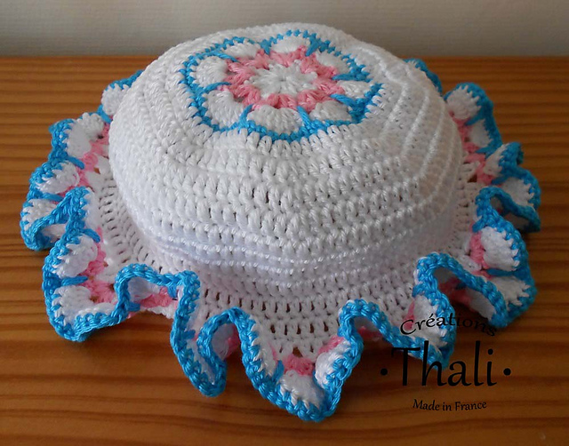 Chapeau en African flower