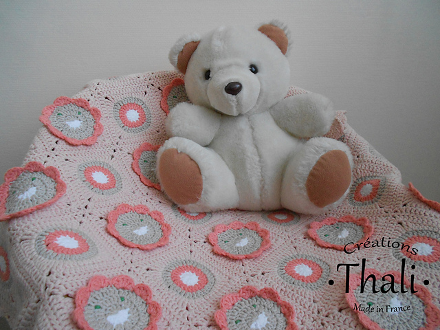 Plaid Happy Flower