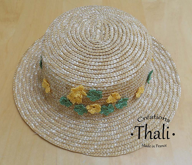 Chapeau fleuri
