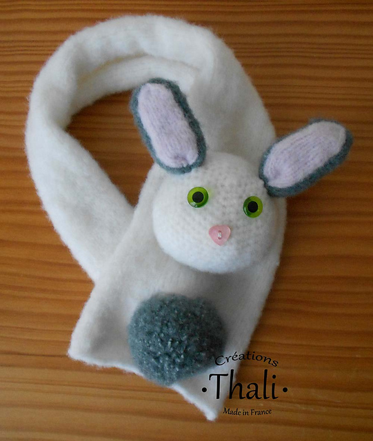 Écharpe lapin