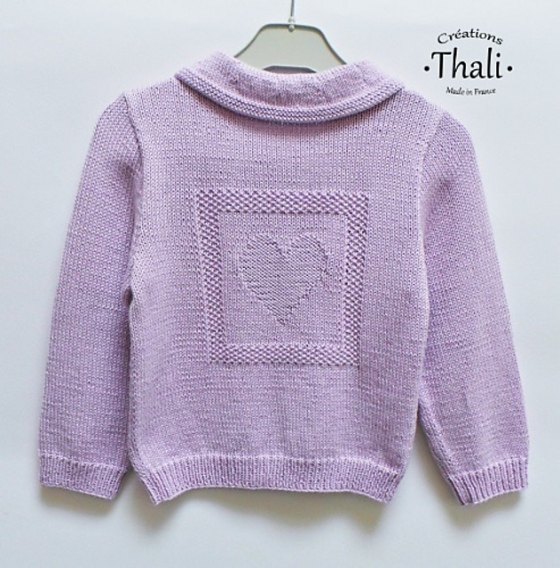Gilet Coeur en coton