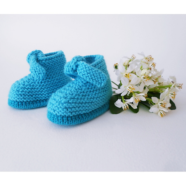 Chaussons à nouer bicolore
