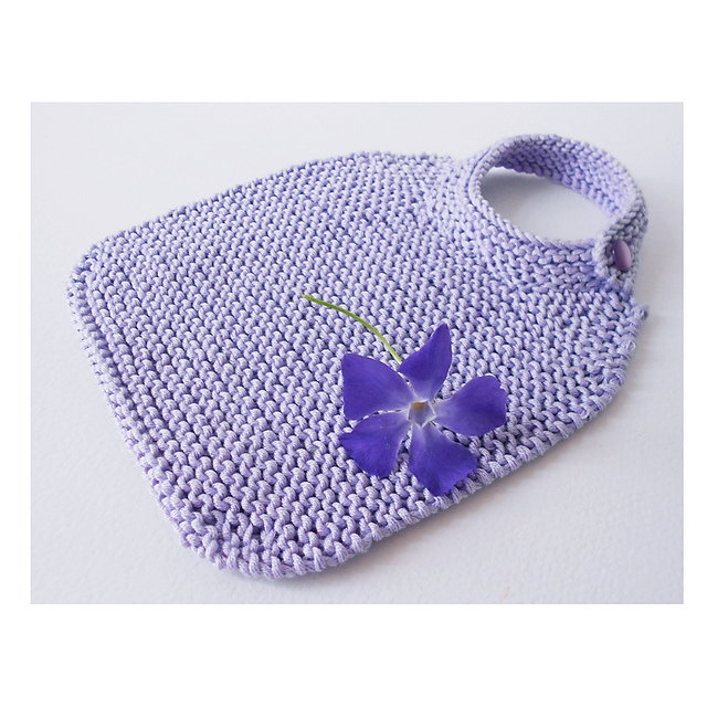 Petit bavoir Lilas