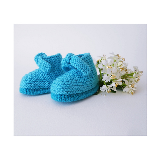Chaussons bottines à nouer