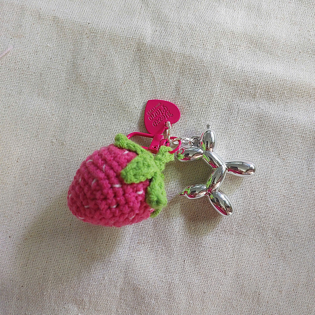 Strawberry Keychain