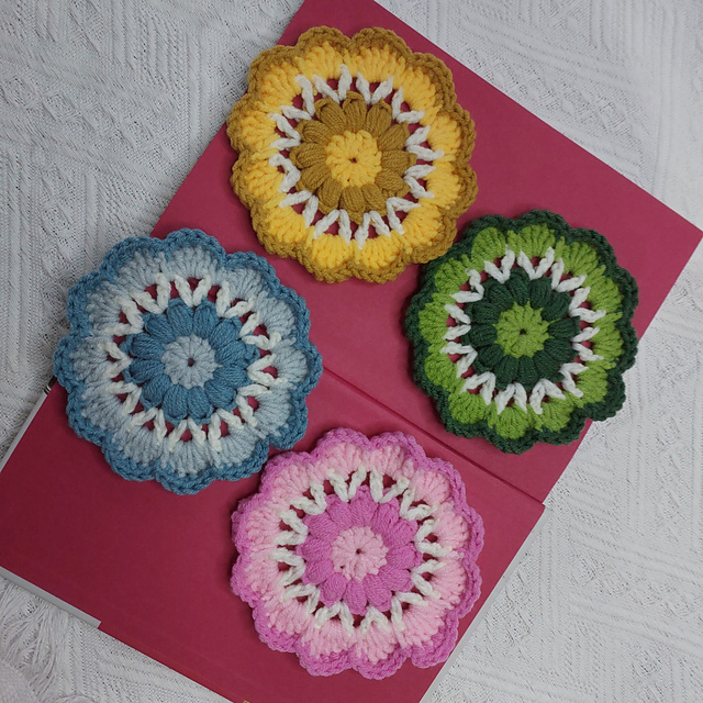 Beautiful Flower Coaster
