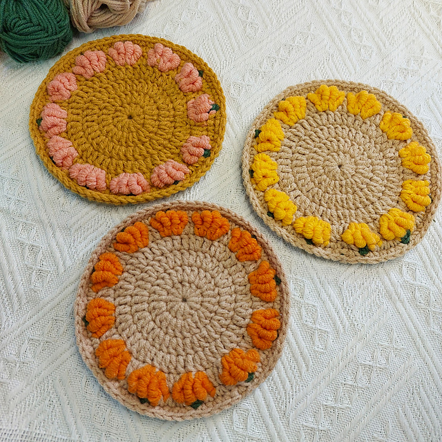 Pumpkin coaster